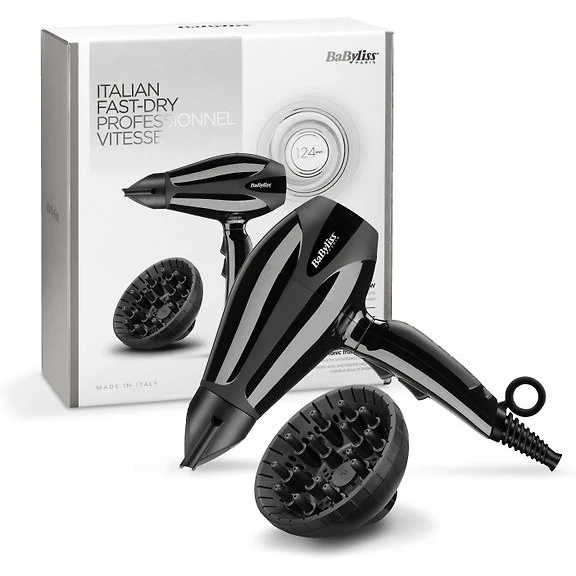 BaByliss Hairdryer 6715DE Compact Pro, Black