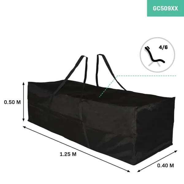 Vonroc Premium UV-protected Storage Bag for Garden Cushions (125×40×50 cm)