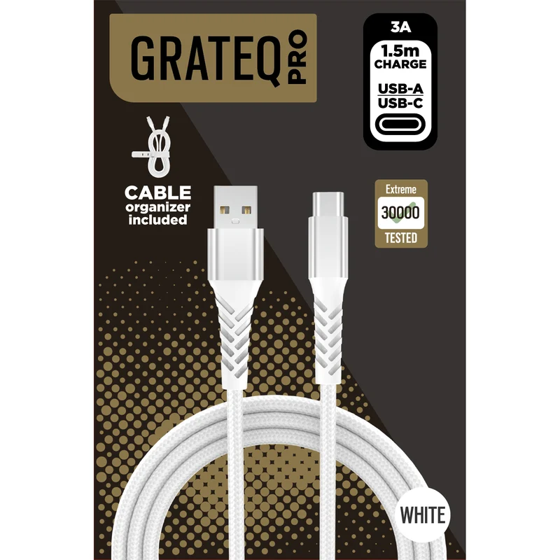 Grateq Pro USB-A to USB-C Cable 1.5m