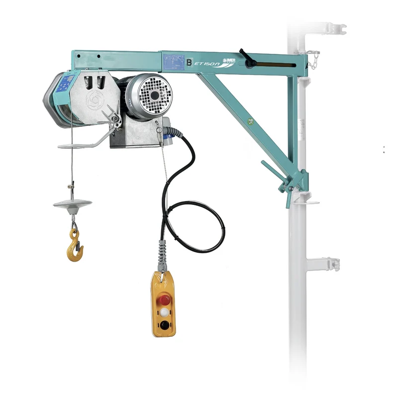 Goods lift Imer ET150N with Scaffolding Attachment