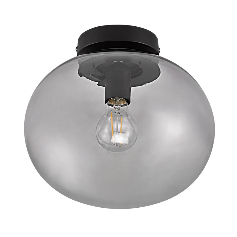 Nordlux Alton E27 275mm Ceiling Light, Black