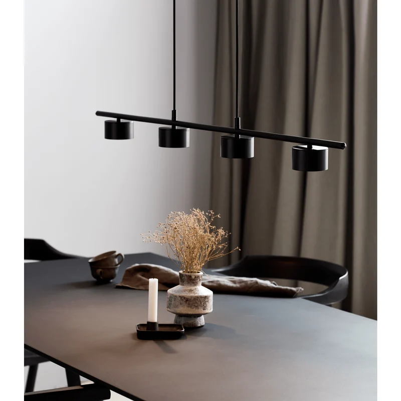 Nordlux Clyde Pendant Lamp 4x5W 350lm 2700K, Black
