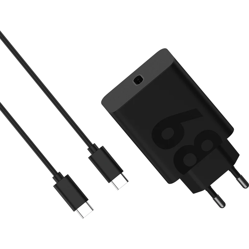 Motorola 68W Turbo USB-C Charger, Black