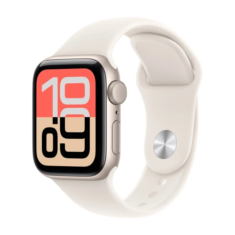 Apple Watch SE 3 GPS 40mm Starlight Aluminum, Starlight Sport Band - S/M