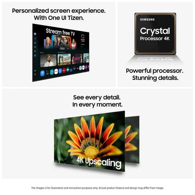 Samsung 65" U7005F 4K Smart TV (2025)