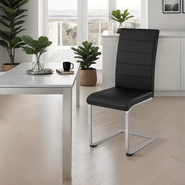 Kitchen chairs Bettina 2 pieces, Black