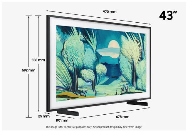 Samsung 43" The Frame 4K QLED Smart TV (2025)