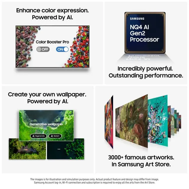 Samsung 43" The Frame 4K QLED Smart TV (2025)