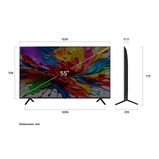 LG 55" QNED 92 – 4K Mini–LED TV (2025)