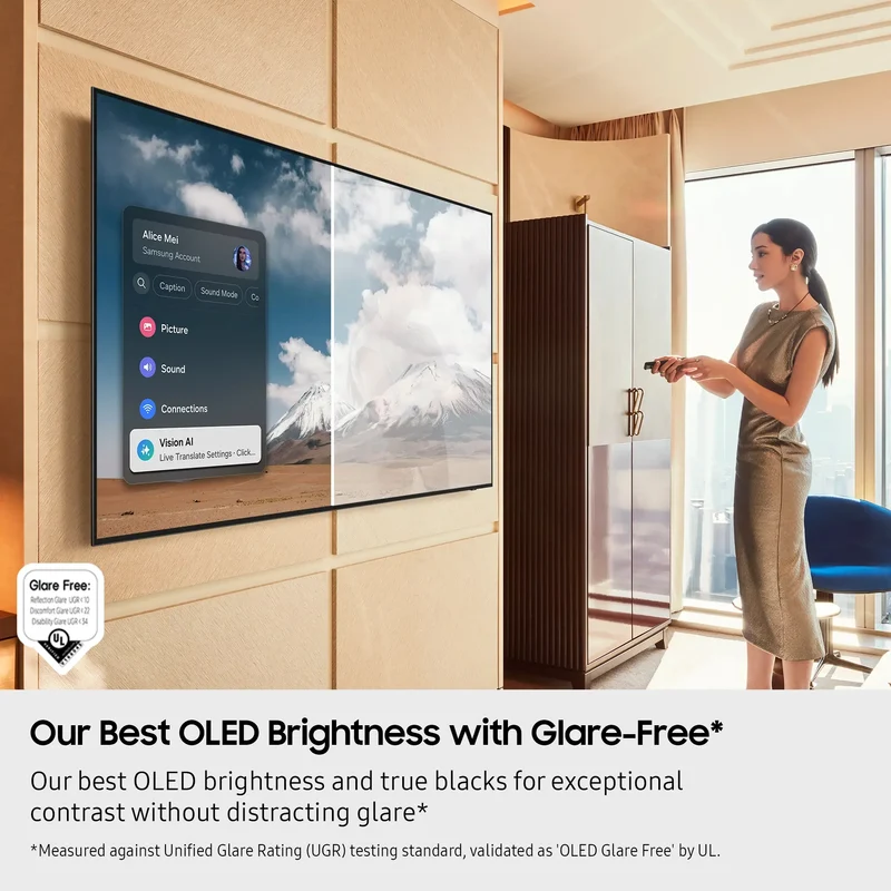 Samsung S95F 77" 4K OLED Tizen TV, 165Hz, HDR Pro
