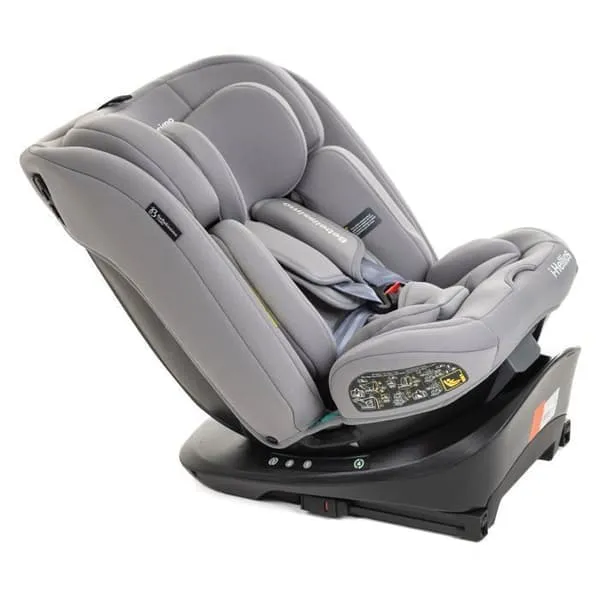 Bebelissimi Isofix Car Seat with 360° Swivel, 40-150cm (0-36 kg) R129 i-size, Gray/Black