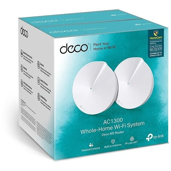 TP-LINK Deco M5 WiFi Mesh System, 2-pack