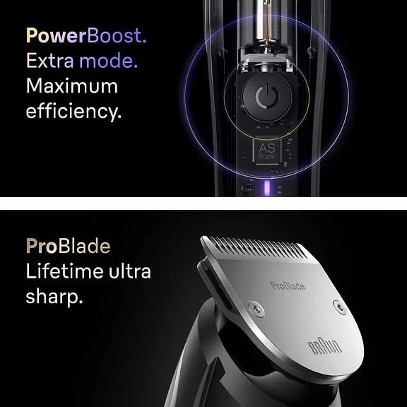 Braun Series 9 Beard Trimmer, BT9560, Chrome