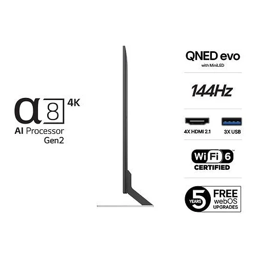 LG 65" QNED 85 4K Mini-LED TV (2025)