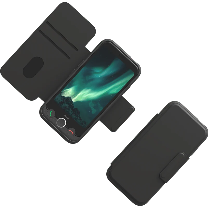Doro Aurora A11 Wallet Case, Graphite
