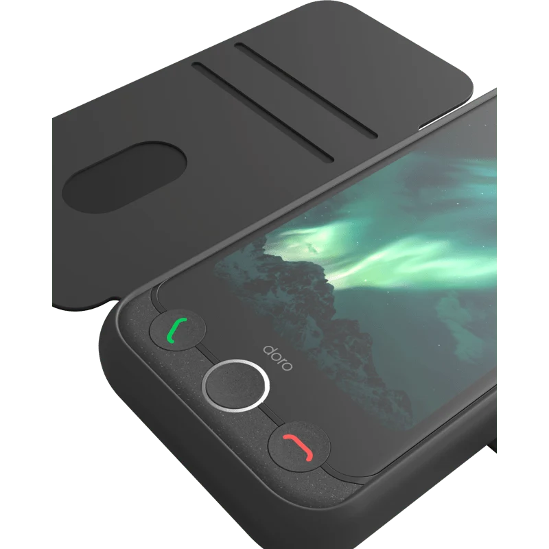 Doro Aurora A11 Wallet Case, Graphite