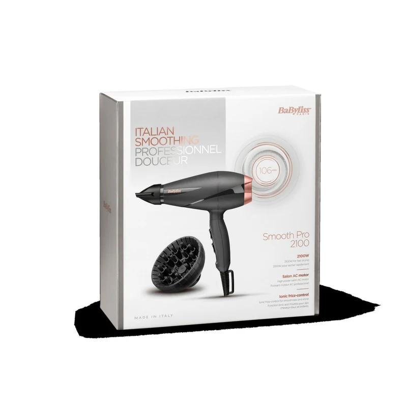 BaByliss Hair Dryer Smooth Pro 2100 Black