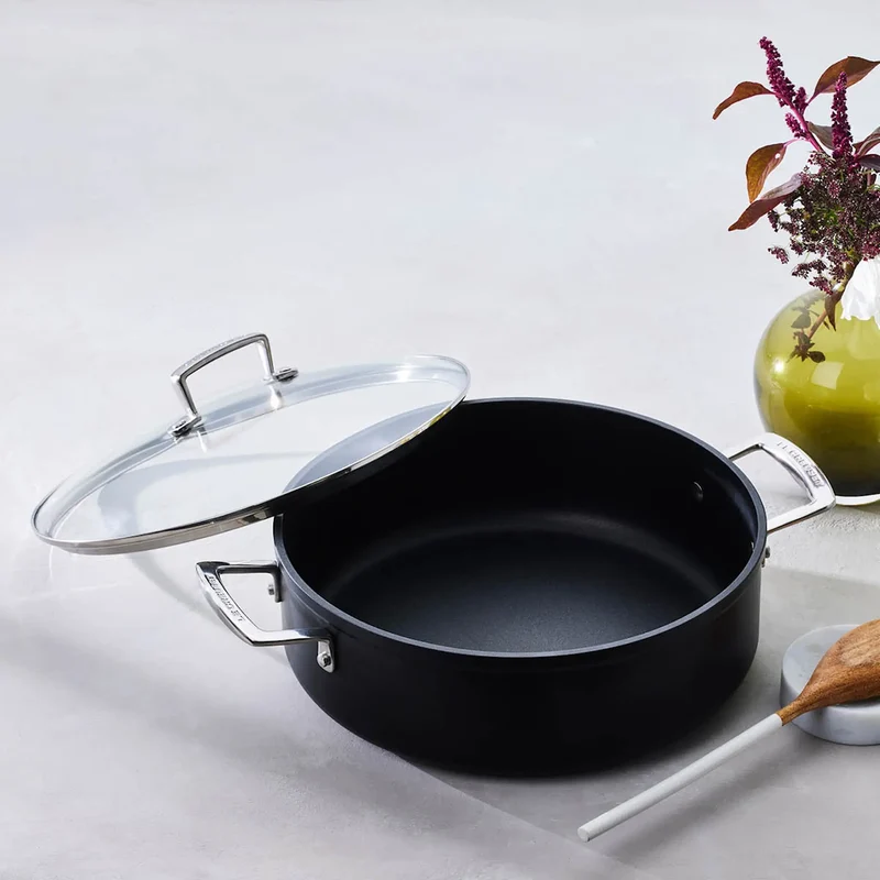 Le Creuset Toughened Non-Stick Sauteuse with Glass Lid 28cm