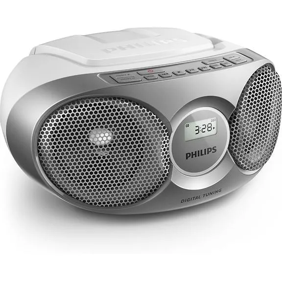 Philips CD Soundmachine AZ215S/12 CD Radio, Silver