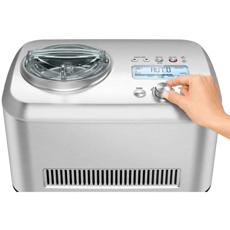 Sage The Smart Scoop BCI600 Ice Cream Maker, Brushed Stainless Steel