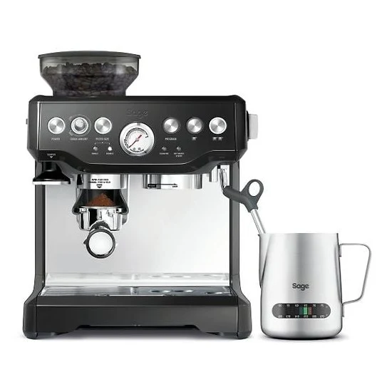 Sage SES875BKS Barista Express Espresso Machine, Black Sesame