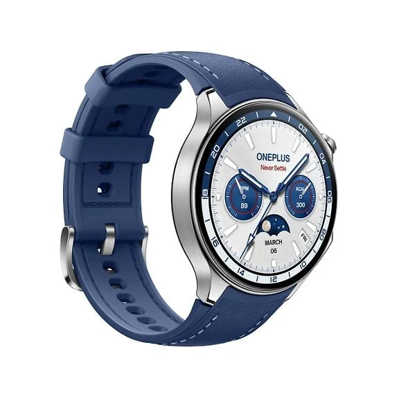 OnePlus Watch 2 Smartwatch, 47 mm, Nordic Blue