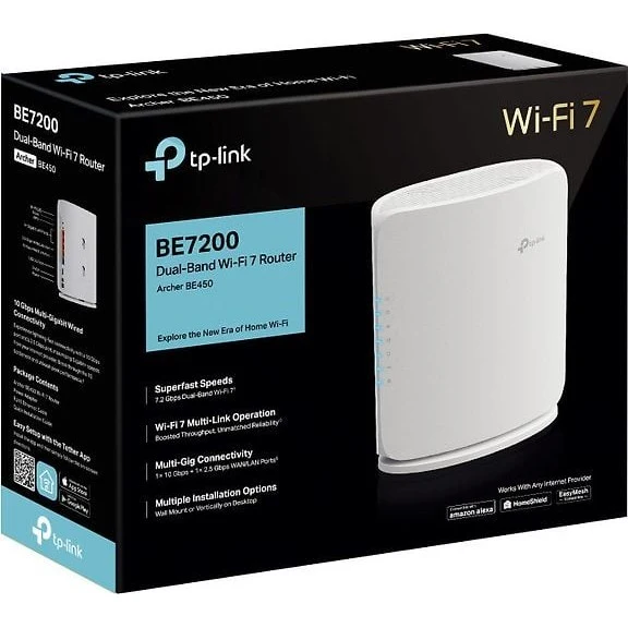 TP-LINK Archer BE450 Dual-Band WiFi 7 Router