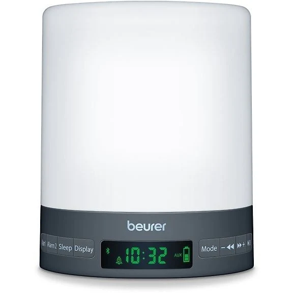 Beurer WL50 Wake up Light with Bluetooth Speaker, Clock, and Radio