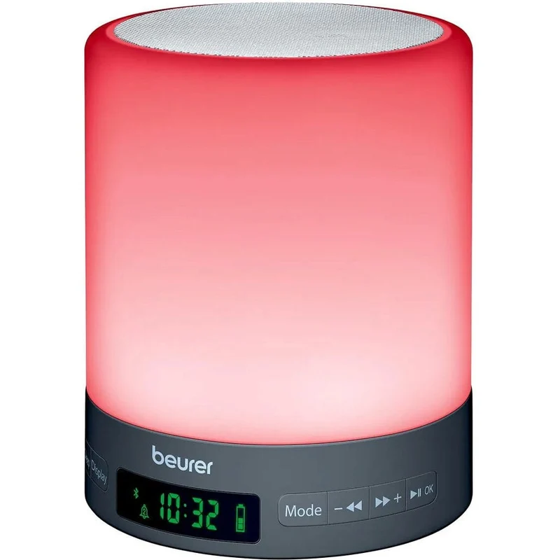 Beurer WL50 Wake up Light with Bluetooth Speaker, Clock, and Radio