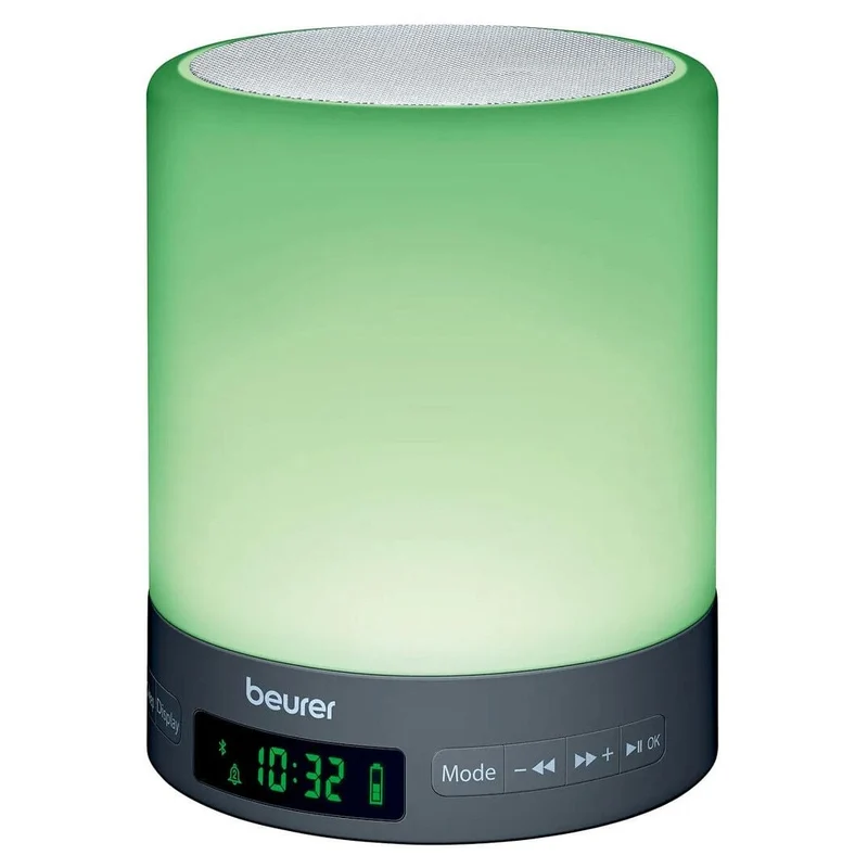 Beurer WL50 Wake up Light with Bluetooth Speaker, Clock, and Radio