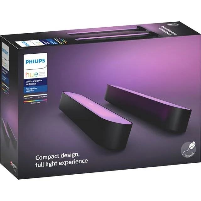 Philips Hue Play Light Bar Double Pack (Black)