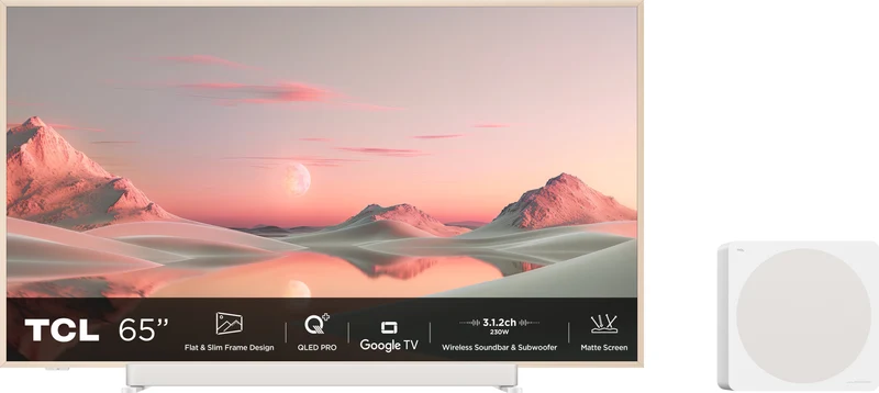 TCL 65" NXTVISION Pro – 4K QLED Google TV