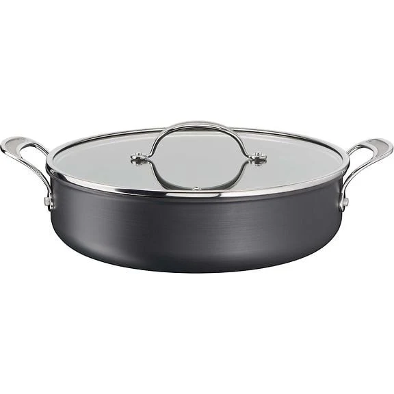 Tefal Jamie Oliver Cook's Classics HA Sauté Pan with Glass Lid 30 cm/5.4 L, Black