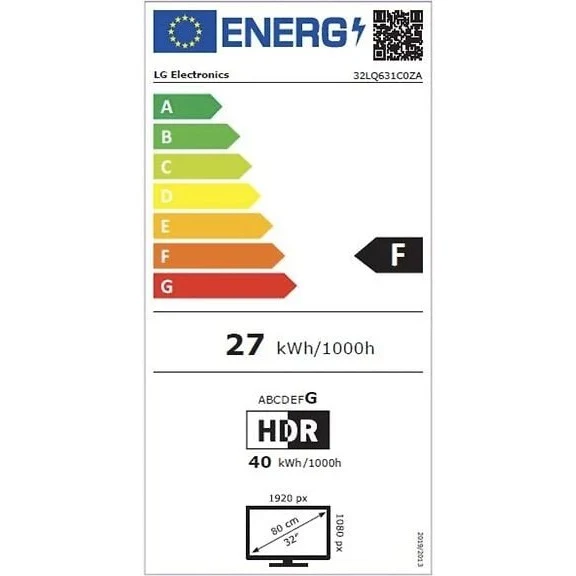 LG 32LQ631C 32" Full HD Smart LED TV