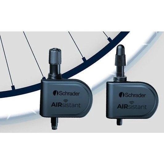 AIRsistant Pressure Monitor 2 Sensors for Schrader Valve, Black