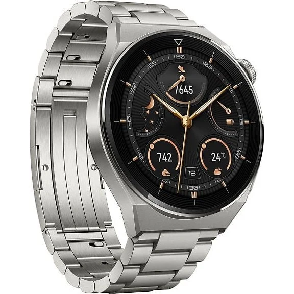 Huawei Watch GT 3 Pro Smartwatch, 46 mm, Titanium