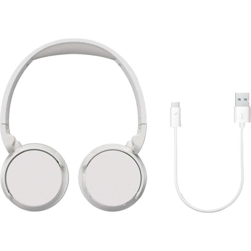 Philips TAH3209 Bluetooth On-Ear Headphones, White