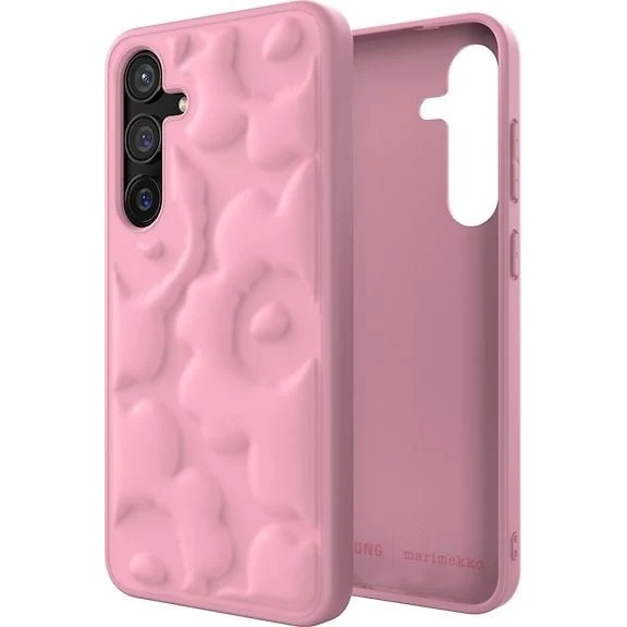 Samsung x Marimekko Embossed Case, Samsung Galaxy S24+, Pink