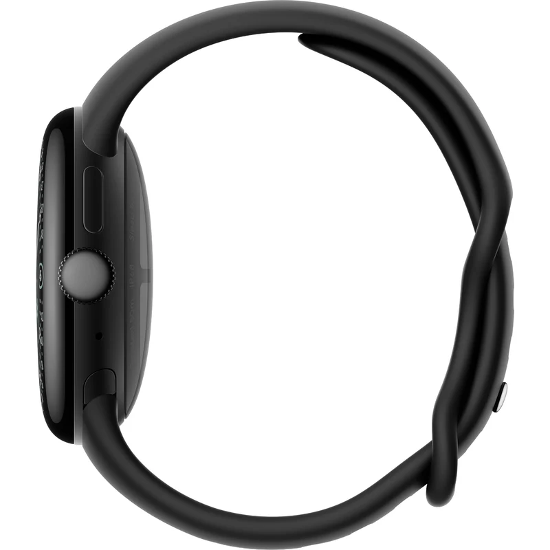 Google Pixel Watch 4 45mm, Black Obsidian