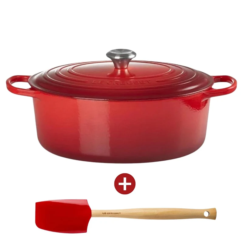 Le Creuset Signature Roaster Oval 40 cm Cherry Red