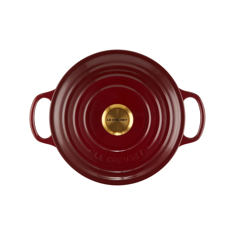 Le Creuset Signature Garnet Cast Iron 28cm Round Casserole