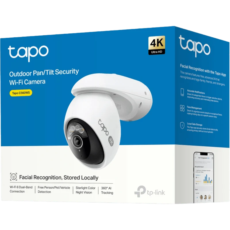 TP-Link Tapo C560WS security camera, White
