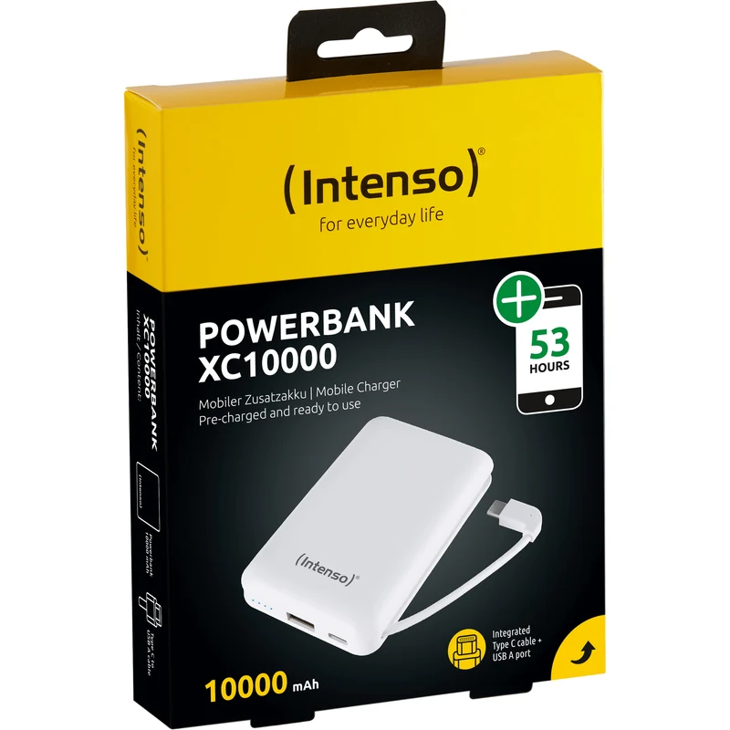 Intenso XC10000 Power Bank, White