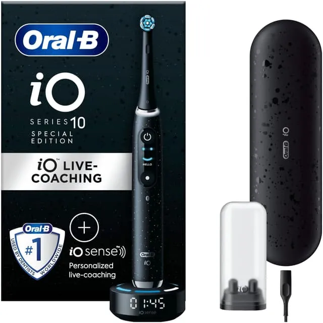 Oral-B iO Series 10 Electric Toothbrush, Cosmic Black