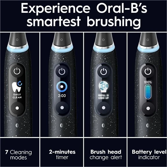 Oral-B iO Series 10 Electric Toothbrush, Cosmic Black