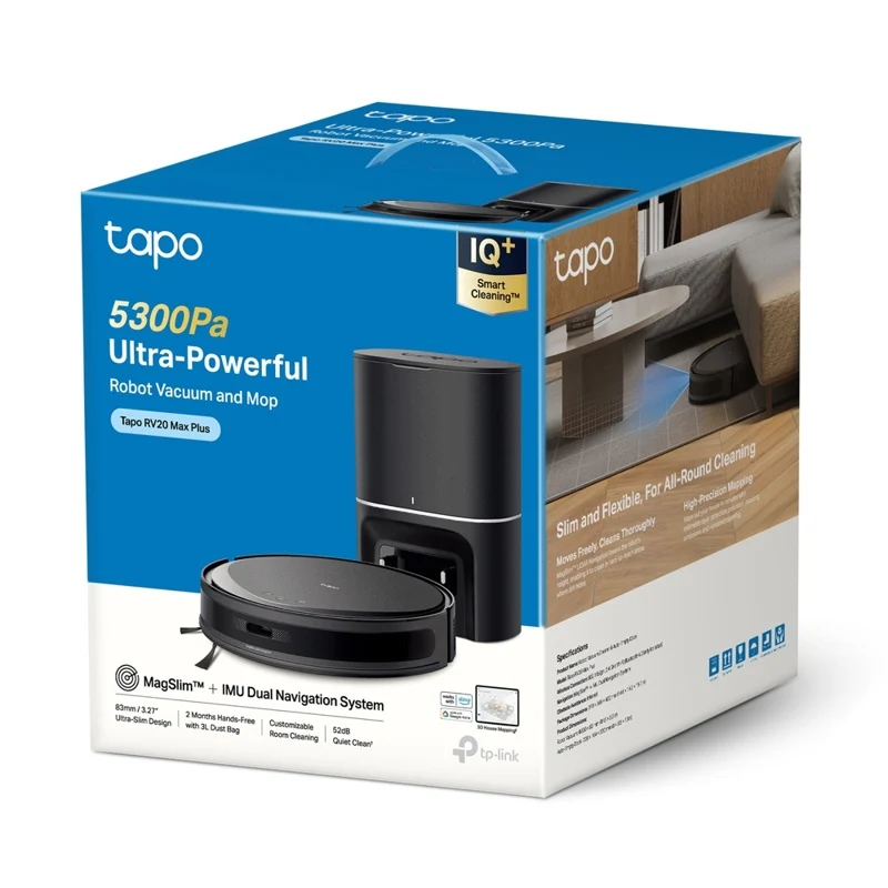 Tapo RV20 Max Plus Robot Vacuum Cleaner