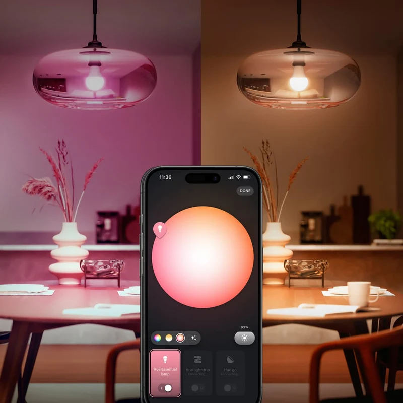 Philips Hue Essential White and Color Ambience E27 Smart Bulb