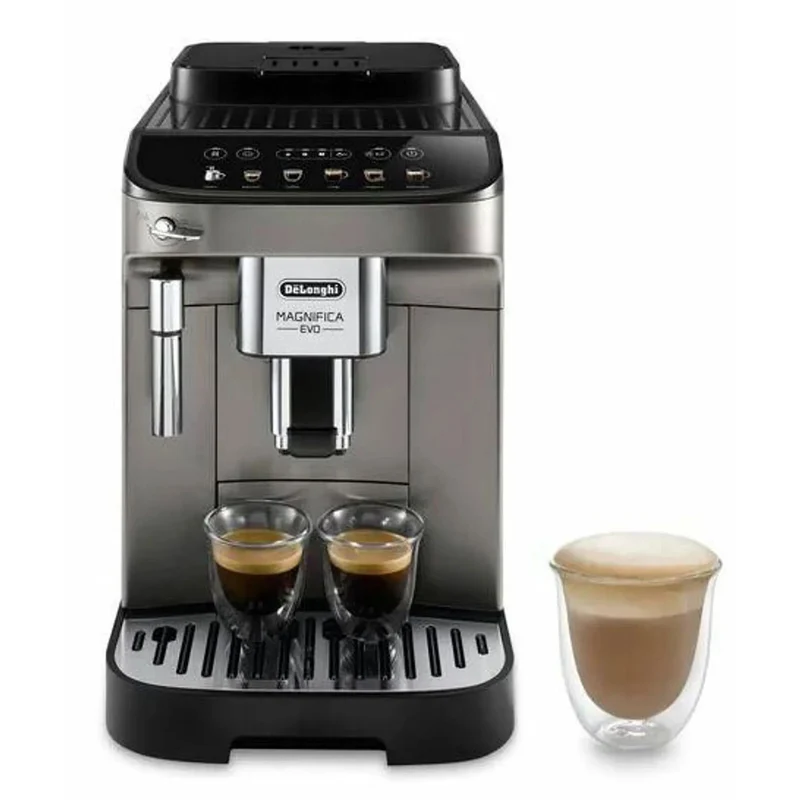De Longhi ECAM 290.42 TB Magnifica Evo Automatic Coffee Machine, Black / Grey