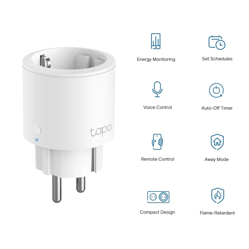TP-Link Tapo P115 Mini Smart Wi-Fi Socket Energy Monitor (4-pack)