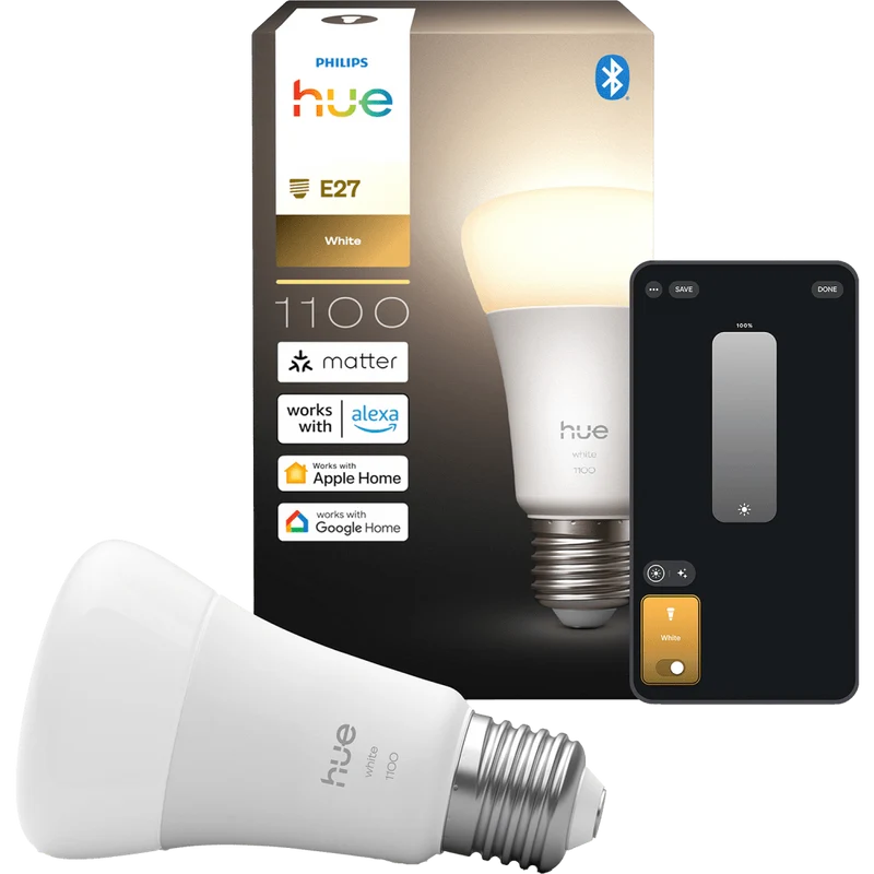 Philips Hue White E27 Smart Bulb